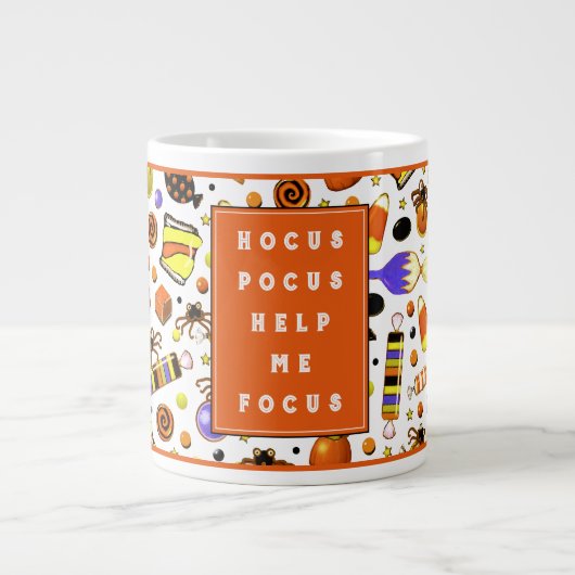 Lustiger Halloween-Kaffee Jumbo-Tasse (Vorderseite)
