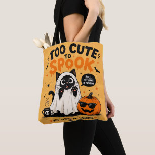Lustiger Halloween-Katzen-Totebeutel-Geschenk für Tasche