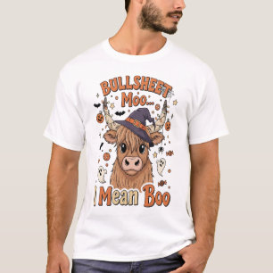 Lustiger Halloween-Kuh-Mist, ich meine T-Shirt