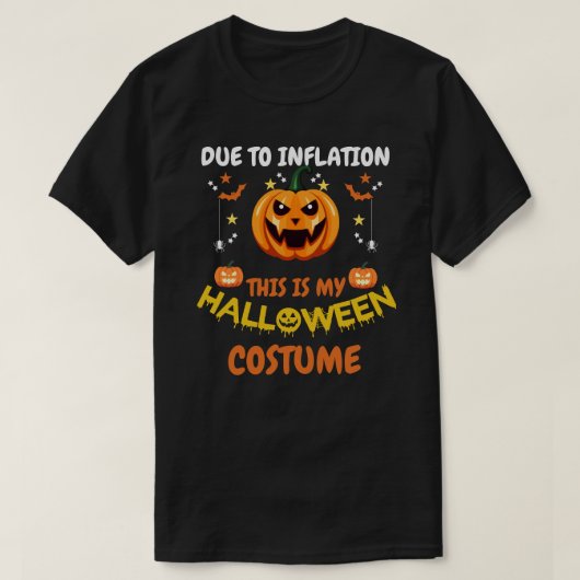 Lustiger Halloween-Kürbiskostüm T-Shirt (Design vorne)