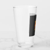 Lustiger Halloween-Kürbiskuchen-Hexen-Design_1 Glas (Rechts)