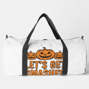 Lustiger Halloween Lasst Uns Zerschmettert Kürbis Duffle Bag
