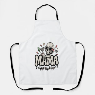 Lustiger Halloween Mama Cooler Totenkopf Schürze