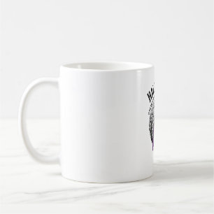 Lustiger Halloween-Mantel-Skeleton-Zitat Vintage-D Kaffeetasse