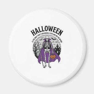 Lustiger Halloween-Mantel-Skeleton-Zitat Vintage-D Magnet