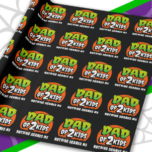 Lustiger Halloween-Nichts schreckt mich Papa von 2 Geschenkpapier