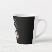 Lustiger Halloween-Schwarzer-Katze-und-Geist-Kaffe Milchtasse (Rechts)
