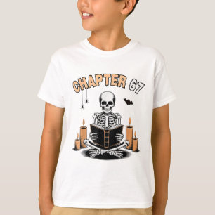 Lustiger Halloween-Skelett-Lesebuch 67 Memes _2  T-Shirt
