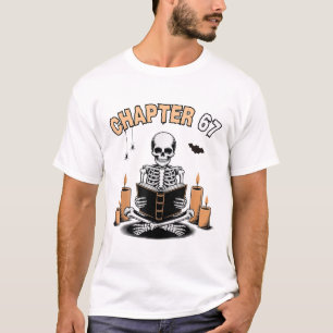 Lustiger Halloween-Skelett-Lesebuch 67 Memes _2  T-Shirt