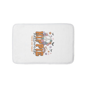 Lustiger Halloween-Spruch Hippie Halloween Badematte