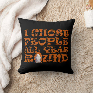 Lustiger Halloween-Spruch Kissen