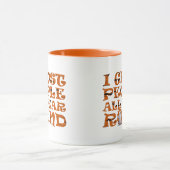 Lustiger Halloween-Spruch Tasse (Zentrum)
