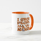 Lustiger Halloween-Spruch Tasse (VorderseiteRechts)