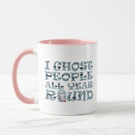Lustiger Halloween-Spruch Tasse (Links)