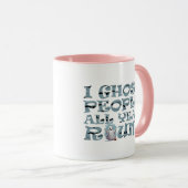 Lustiger Halloween-Spruch Tasse (VorderseiteRechts)