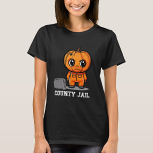 Lustiger Halloween Sträfling Katzen-Vater-Kostüm G T-Shirt