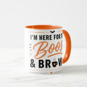 Lustiger Halloween-Typografie-Kaffeebecher Tasse (VorderseiteRechts)