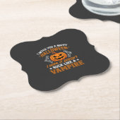Lustiger Halloween Vampir Kürbis Untersetzer (angewinkelt)
