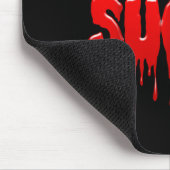 Lustiger Halloween-Vampir Mousepad (Ecke)