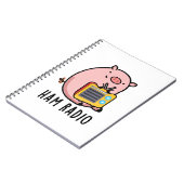 Lustiger Ham-Radio-Schweinewitz  Notizblock (Linke Seite)