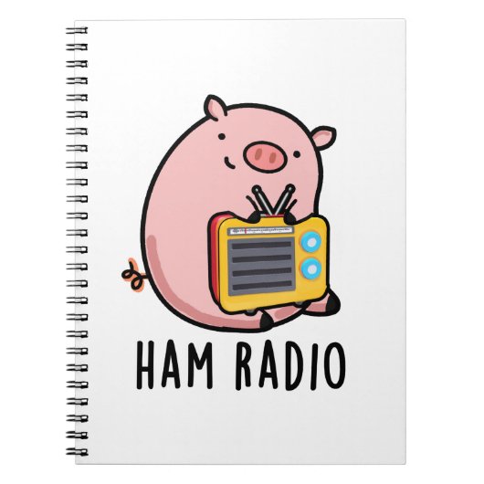 Lustiger Ham-Radio-Schweinewitz  Notizblock (Vorderseite)