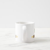 Lustiger Hamburger Espressotasse (Rückseite)