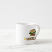 Lustiger Hamburger Espressotasse (Vorderseite Rechts)