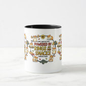 Lustiger Hamster-Ringe-und-Snacks-Spruch Tasse (Zentrum)