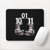 Lustiger Hände Roboter 01 10 11 Robo Mousepad (Mit Mouse)