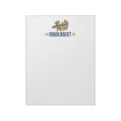 Lustiger Handwerker Notizblock (Rotiert)