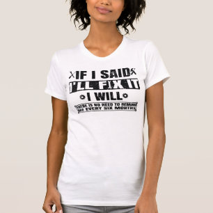 Lustiger Handwerker-Spruch Handwerker-Ehemann-Witz T-Shirt
