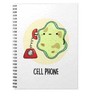 Lustiger Handy-Biologie-Wissenschaftswitz  Notizblock