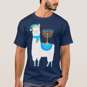 Lustiger Hanukkah-Lama für Alpaka-Liebhaber an Cha T-Shirt