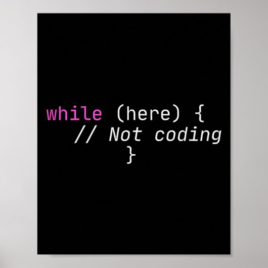 Lustiger Hard Arbeitender Devops Programmierung C# Poster (Vorne)