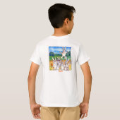 Lustiger Häschen-KinderT - Shirt (Schwarz voll)