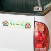 Lustiger Hase beißt ein Osterei Autoaufkleber (Auf Lkw)