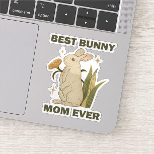 Lustiger Hase, Beste Hasenmutter überhaupt, Hasenl Aufkleber