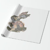 Lustiger Hase Häkeln Patchwork-Tarnung Kaninchen F Geschenkpapier (Ungerollt)