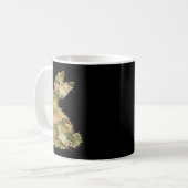 Lustiger Hase Häkeln Patchwork-Tarnung Kaninchen g Kaffeetasse (Vorderseite Links)