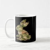 Lustiger Hase Häkeln Patchwork-Tarnung Kaninchen g Kaffeetasse (Links)