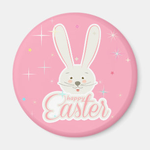 LUSTIGER HASE Happy Ostern Eier Jagd Party Magnet