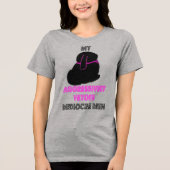 Lustiger Hase mit Geschmack Tri-Blend Shirt (Vorderseite)