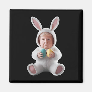 Lustiger Hase Ostern Trump Meme Frohen Ostertag Magnet