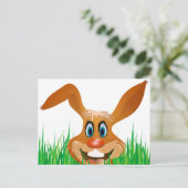 lustiger Hase Postkarte (Stehend Vorderseite)