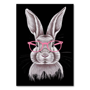 Lustiger Hase Süße Familienschenke Ostern  Tischnummer