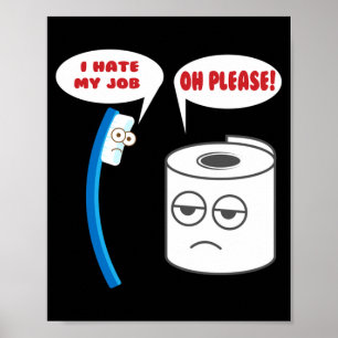 Lustiger Hass-Job - Geschenk für Kinder Lachperfor Poster