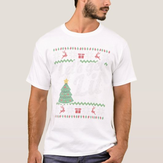 Lustiger hässlicher Pullover Weihnachten (Vorderseite)