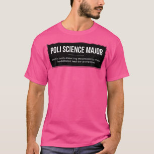 Lustiger Hauptfach Politikwissenschaft Für Poli-Wi T-Shirt