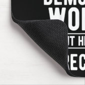 Lustiger Häuserabriss-Tag Abbrucharbeiter Wreck Mousepad (Ecke)