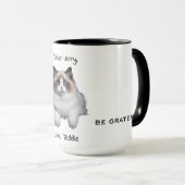 Lustiger Haustier-Elternteil Custom  Tasse (VorderseiteRechts)
